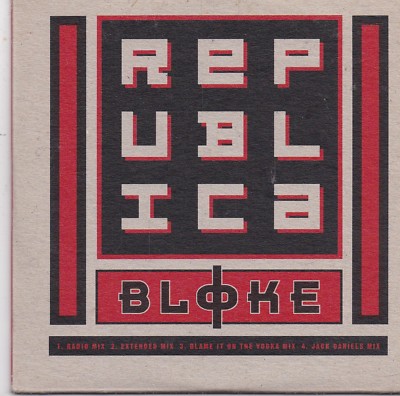 Republica-Bloke cd maxi single 4 tracks cardsleeve