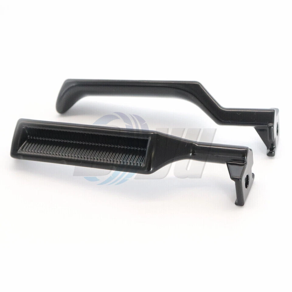 Nuevo par de manijas de puerta interiores de metal negro izquierda derecha para Ford F150 F250 F350 1987-1996 Foto 3 de 4