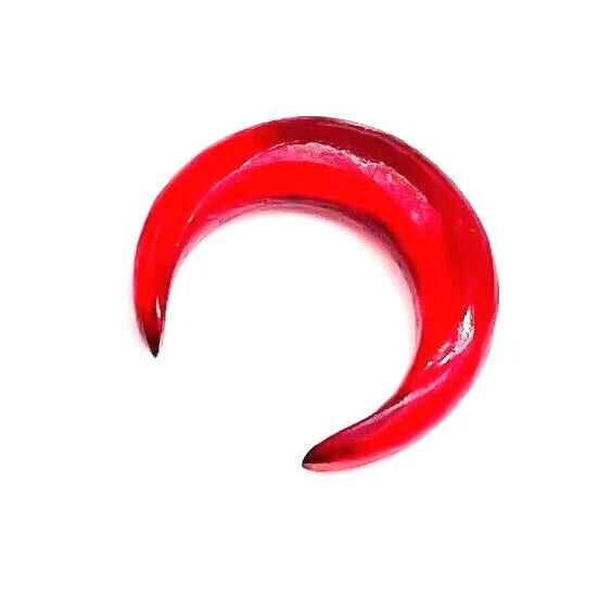 红色石英 Septum Pinchers,手工制作,尺寸 12g(2mm) to 5/8' & 可定制 — 第 4/4 张图片