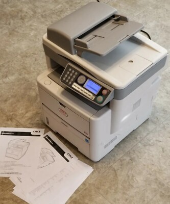OKIDATA MB480 MFP MULTIFUNCTION LASER PRINTER SEE PICS PLS READ