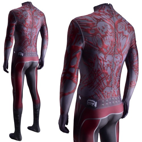 Guardians of the Galaxy 3 Drax the Destroyer Jumpsuit Halloween Cosplay Costume - Picture 2 of 9
