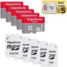 32Gb 5-Pack Micro Sd Card With Adapter, U1 C10 Class 10 90Mb/S,Full HD