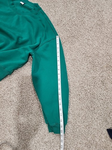 Old Navy Large Green Cropped Long Sleeve Sweatshirt - Bild 6 von 7