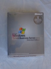 Microsoft Windows Small Business Server 2003 Standard RETAIL w' 5 CAL Sealed 