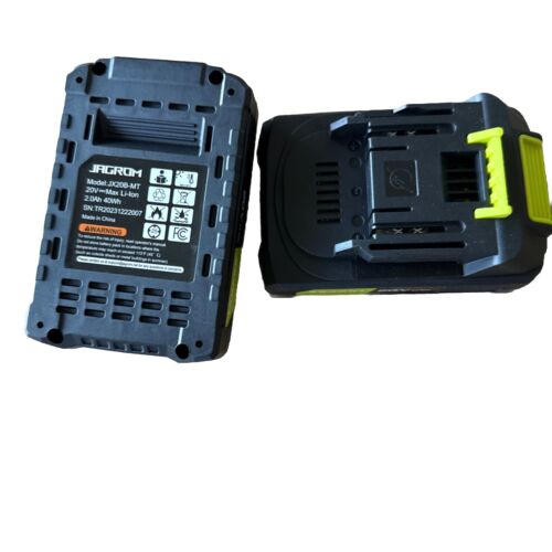 OEM Jagrom 20V MAX Li-ion Battery Replacement For Power Tools JX20B-MT Set Of2