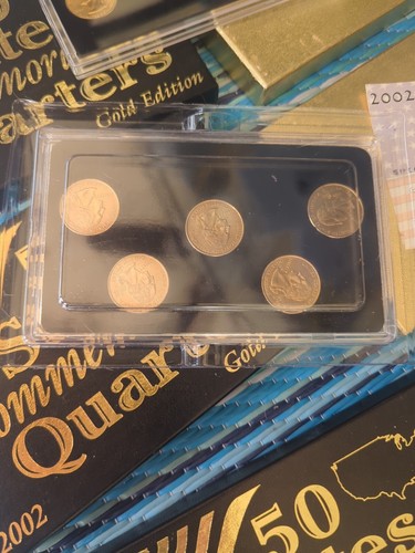 1999-2003 ~ 50 States Commemorative Quarters ~ Gold Edition & Philadelphia Mint - Picture 5 of 13