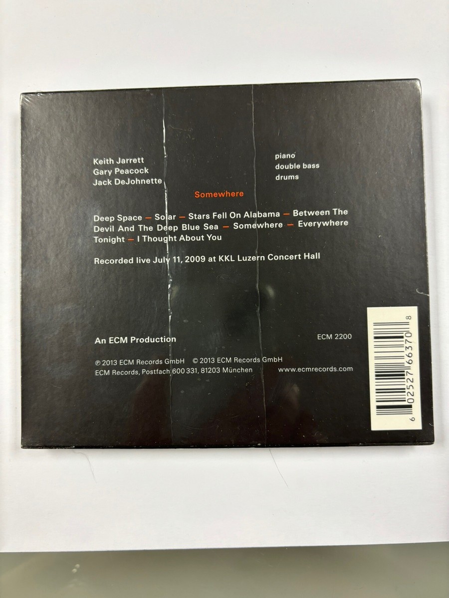 Keith Jarrett - Somewhere [New CD] Sealed , 2013 ECM RECORDS