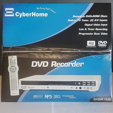 CyberHome CH-DVR 1530 DVD Recorder. New/Open Box.