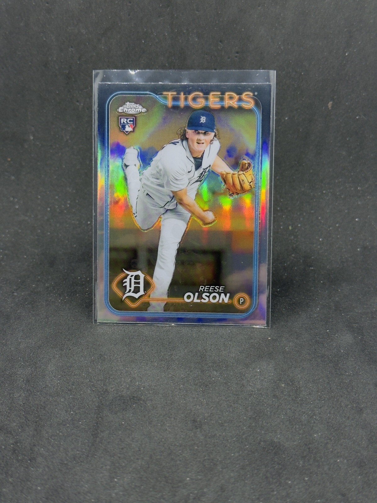 2024 Topps Chrome Refractor #40 Reese Olson Detroit Tigers RC