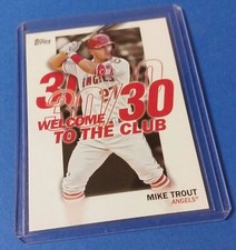 2023 Topps Series 1 Welcome to the Club #WC-15 Mike Trout Card /30 Angels GREAT!