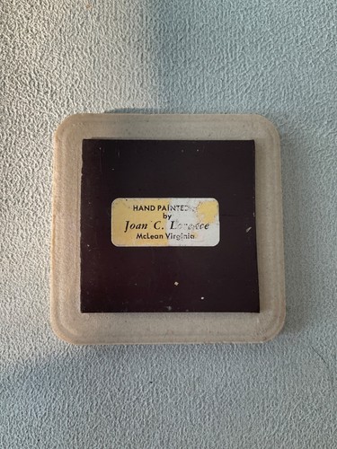 I'm Allergic To Mornings! Hand Painted Ceramic Tile Refrigerator Magnet - Picture 2 of 2