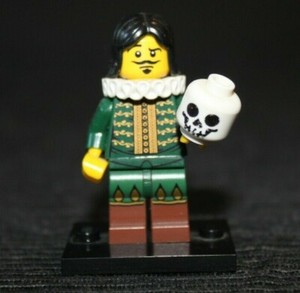 Lego Thespian 8833 Minifigure Series 8 Shakespearean Actor with Skull