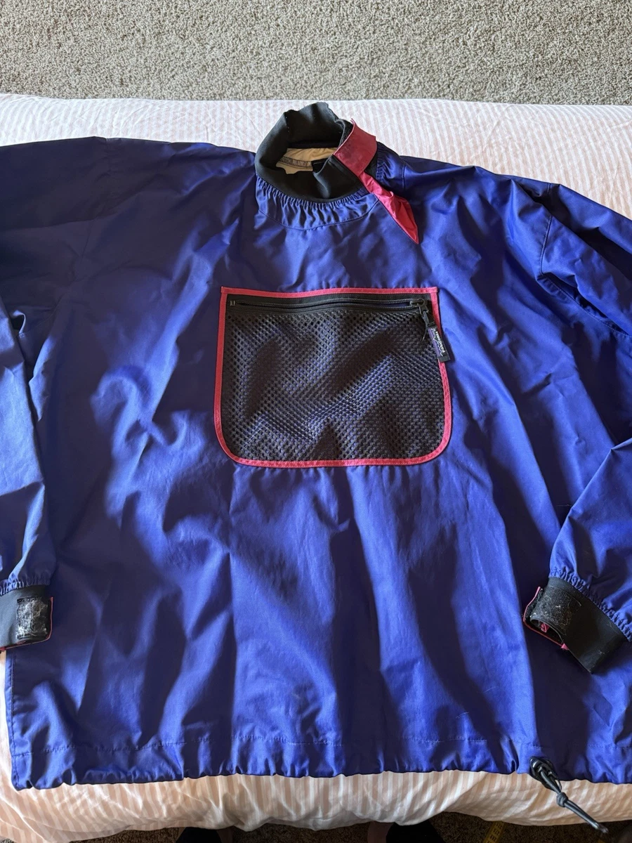 90S Patagonia PADDLING JACKET カヤック XL VINTAGE Patagonia Jacket Mens XL Blue/Purple Kayak Paddling Dry