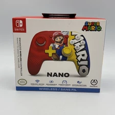 Nintendo Switch PowerA Nano Super Mario Victory Enhanced Wireless Controller New