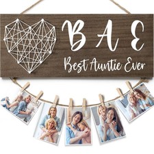 Aunt Gifts Christmas Gifts for Aunt from Niece Nephew, Auntie Picture Frame B...