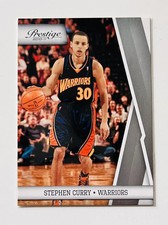 Stephen Curry 2010-11 Panini Prestige Rookie Card (Golden State Warriors) GA13. rookie card picture