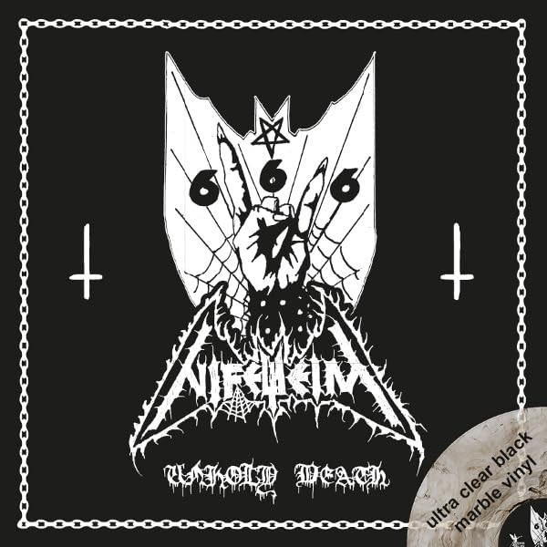 Nifelheim - Unholy Death Ultra Clear Black Marble Vinyl - Vinyl Recor - F72Z-image