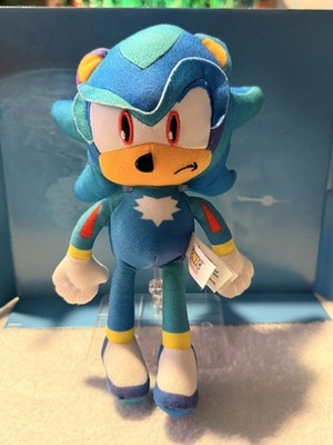 Sonic The Hedgehog 8  Stuffed Shadow Blue 2012 The Toy Factory SEGA Red Eyes 