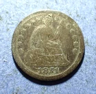 1851-O Liberty Seated Half Dime  Good details