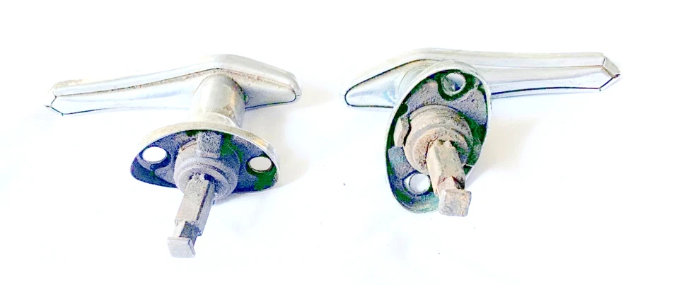 Antique 1920's Ford  Side  Mirror 2 Door Handles For Model A Foto 3 de 3