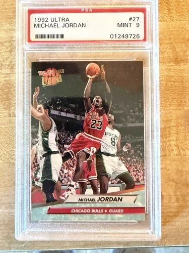 Fleer Ultra 1992-93 Michael Jordan #27 PSA 9 Chicago Bulls Basketball Card