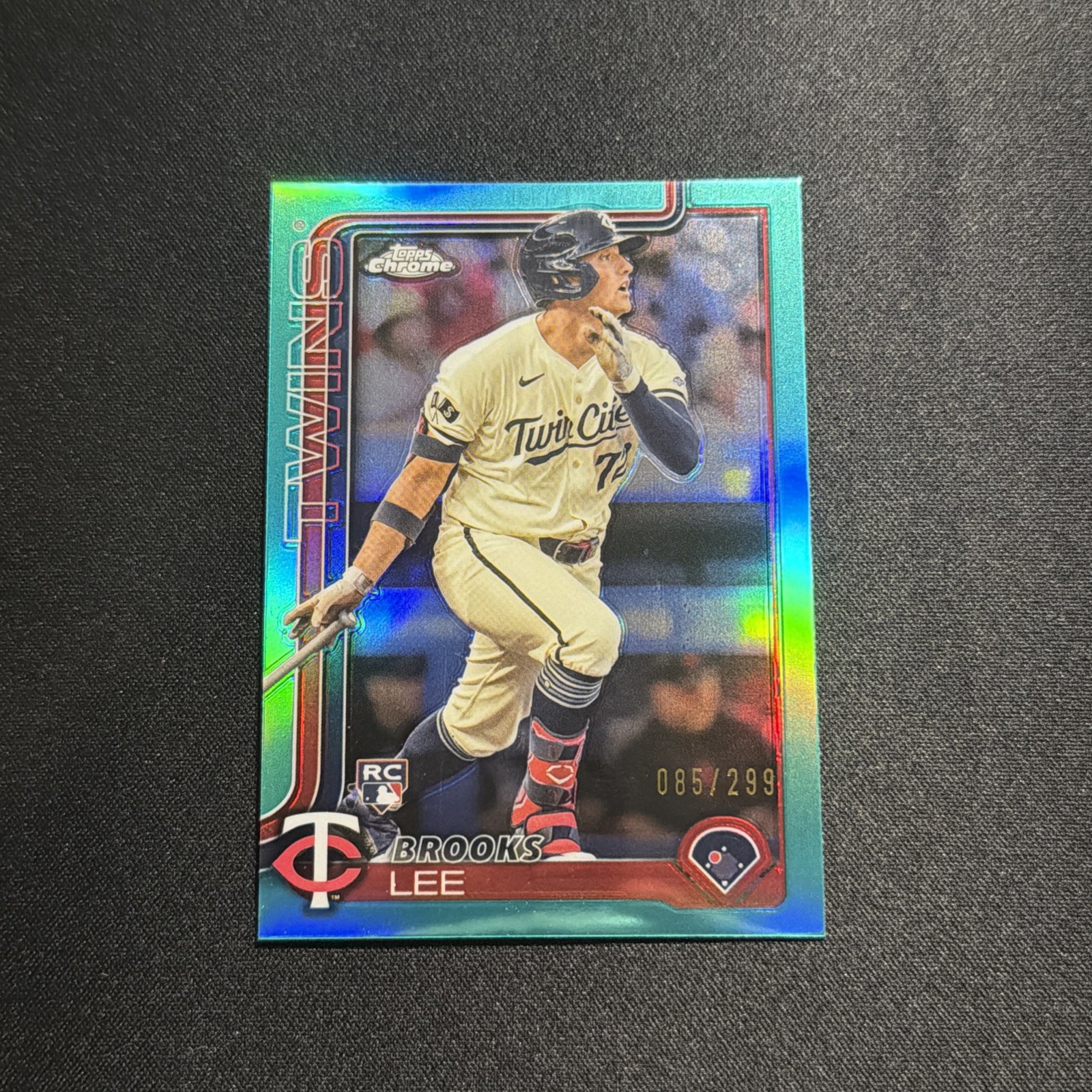 2025 Topps Chrome Aqua Refractor /199 Brooks Lee #234 Rookie RC