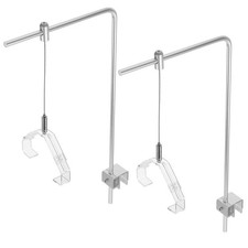 2 Pcs Fish Tank Light Stand Lamp Rack Aquarium Holder Aluminum Alloy