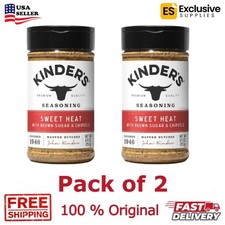 PACK OF 2 - Kinder's Sweet Heat Seasoning- Each 8.9 oz - FREE SHIPPING
