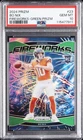 2024 PANINI PRIZM FIREWORKS GREEN PRIZM #23 BO NIX ROOKIE RC PSA 10