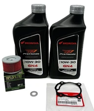 Honda CB300F ABS DCT Oil Change Kit 2015-2018 OEM Filter + 2QT Oil