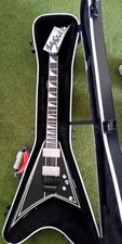 Jackson USA Custom Shop Rhoads RR1 22 FR Electric Guitar w/ Case Metallic Black