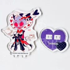 Hazbin Hotel Valentino Mini Acrylic stand figure Animate Cafe Limited