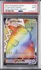 2020 POKEMON SWORD & SHIELD VIVID VOLTAGE SECRET FULL ART/PIKACHU VMAX PSA 9