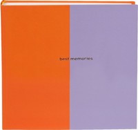 Goldbuch Fotoalbum Coloration Orange Flieder 25X25 Cm 60 WeißE Seiten