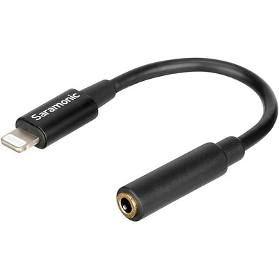 Saramonic SR-C2002 Apple Lightning Connector to Female 3.5mm TRRS Audio Jack