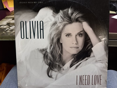 #ad #ad Olivia Newton John I Need Love 12quot; 1992 GEFFEN 12 21709 HOUSE $29.99