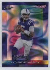 2024 Leaf Vivid Navy Blue Lava 2/7 Anthony Richardson #6 1b30