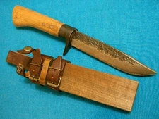 AKATSUKI JAPAN KANETSUNE SAMURAI HUNTING SKINNING SURVIVAL BOWIE KNIFE KNIVES EC