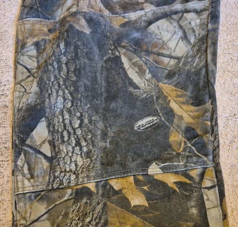 Wrangler Pants Men 38x32 Realtree Hardwoods Camo Double Knee Hunting 97GR1 HH - Image 2 of 4