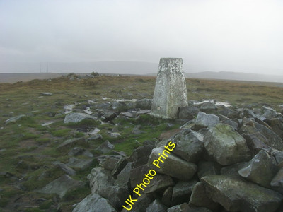Foto 6x4 Blorenge Gipfel Blaenavon Blorenge Gipfel Trig Point c2015