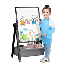 Yozoia Art Easel For Kids Double Sided Kids Easel Drawing Board Whiteboard
