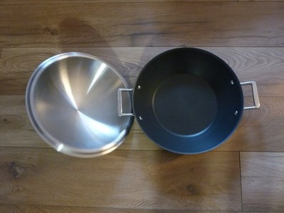tolle Circulon Infinite Wokpfanne Induktion 36 cm Deckel top