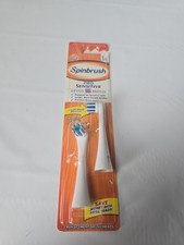 Spinbrush Pro Sensitive Replacement Brush Heads 2 Pack Ultra Soft New
