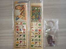 Egyptian Alphabet Pocket Scrolls And Key Chain.