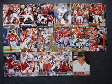 1992 Pro Set Series 1 Denver Broncos Team Set of 17 Football Cards