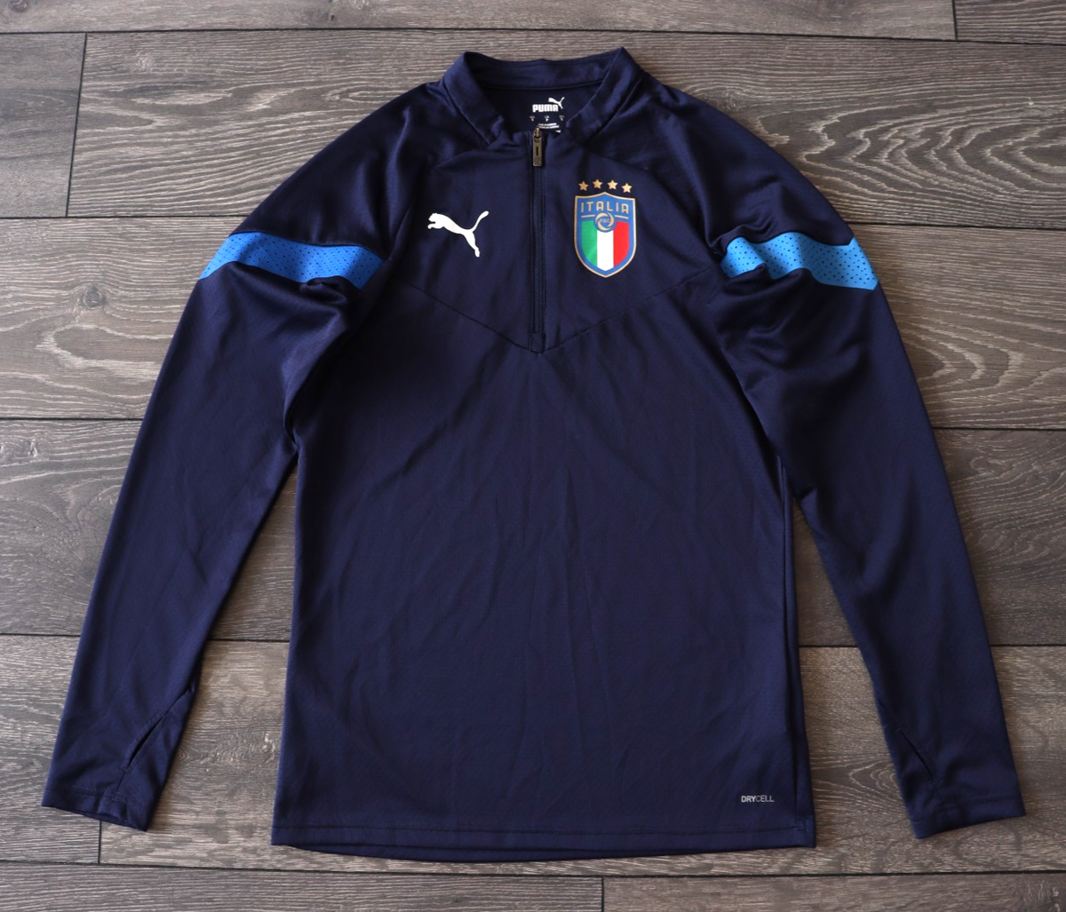 Puma イタリア代表 ジャージ ネイビー XL PUMA ITALIA ITALY COACH TRAINING ZIP TOP 2022/23 JACKET SIZE MENS
