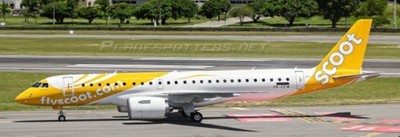JC WINGS 1/400 SCOOT EMBRAER E190-E2 REG: 9V-THA MIT ANTENNE 40240