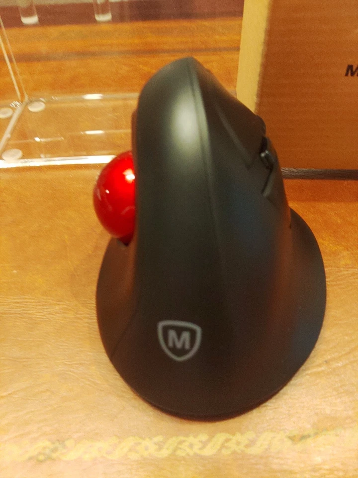 MicroPack Ergonomic Wireless Mouse with Trackball and 5 Adjustable DPI Levels  - Image 2 of 4