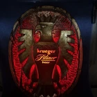 VINTAGE KRUEGER PILSNER BEER LIGHT UP EAGLE SIGN 28” X 21.5” X 6” RHODE ISLAND