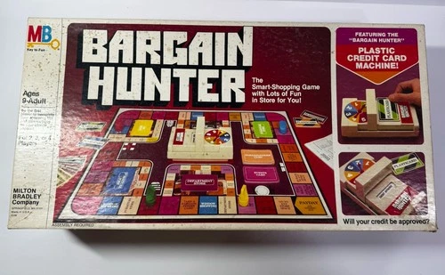 VTG  1981 Bargain Hunter Board Game Milton Bradley Complete Read Description